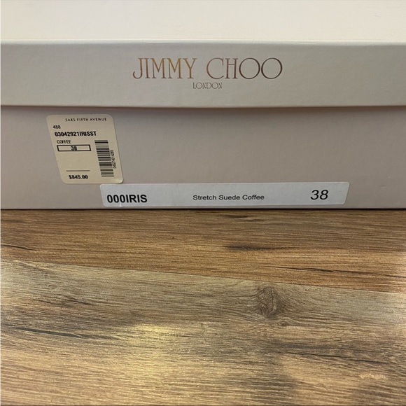 Jimmy Choo Coffee / Brown Suede Iris Boots - Picture 4 of 4